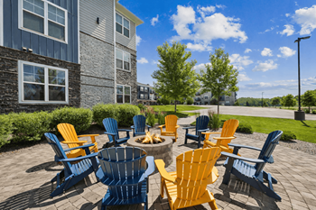 Crossroads at elm creek outdoor fire pit lounge